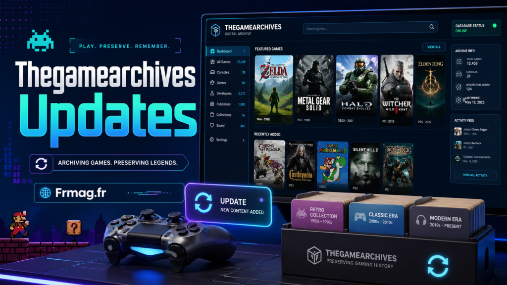 Thegamearchives Updates